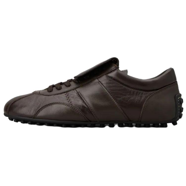 TOD'S T Marathon T Marathon Leather Low top Casual Shoes Men's Brown