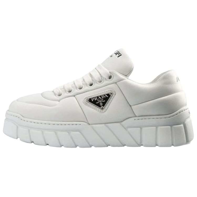 PRADA PRADA Padded Nappa Leather Sneakers 'White' Women's