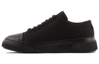 GIORGIO ARMANI ARMANI Low top Stylish Skateboarding Shoes Men's Black
