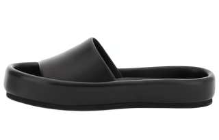 KHAITE Minimalist Fashion Slide Slippers Women's Black