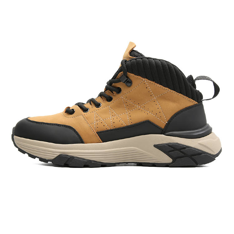 S.T.Dupont S. T.DUPONT Cow Leather Ankle Boots Men's Apricot Black
