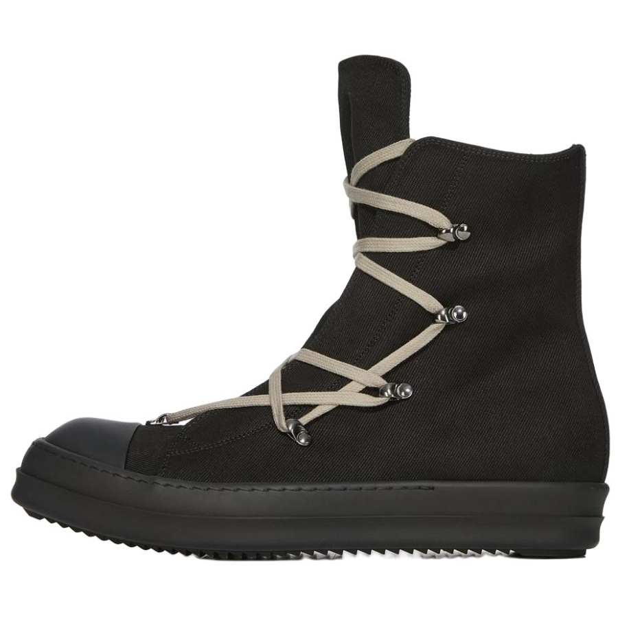 Rick Owens DRKSHDW Hexa High top Skateboard Shoes 3.5cm Women's Black