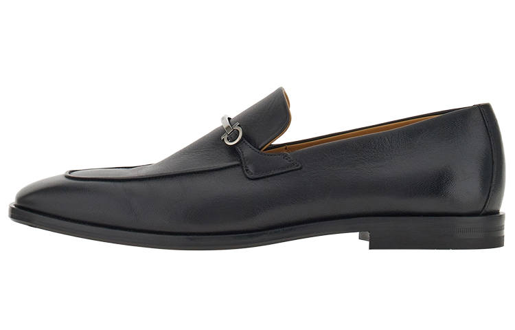 Ferragamo FERRAGAMO Gancini-plaque Leather Loafers