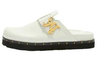 PALM ANGELS Pa Studded Leather Mules Women's