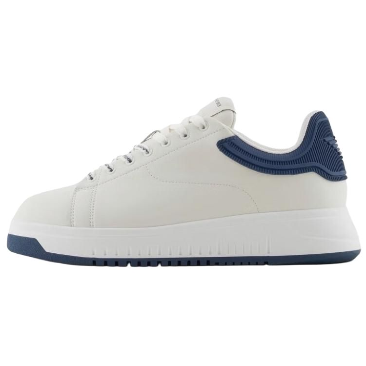EMPORIO ARMANI Logo Patch Lace Up Sneakers