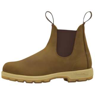 Blundstone Leather Short Chelsea Boots 3cm Men's Brown