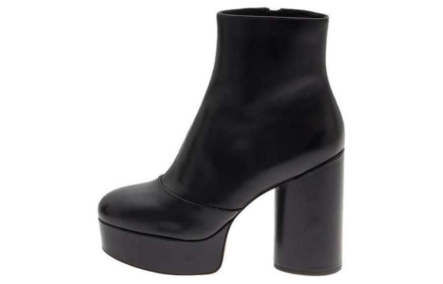 MARC JACOBS MARC JACOBS Leather Ankle Boots Women's Black