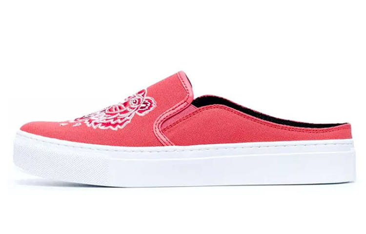 KENZO Stylish Skateboarding Shoes Women's Red