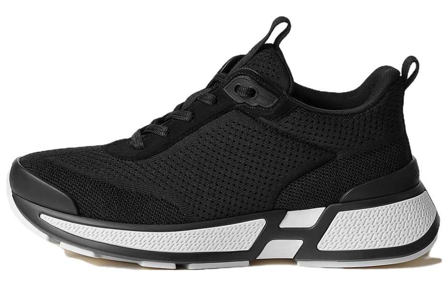 HERMES Breathable Low top Casual Shoes Women's Black