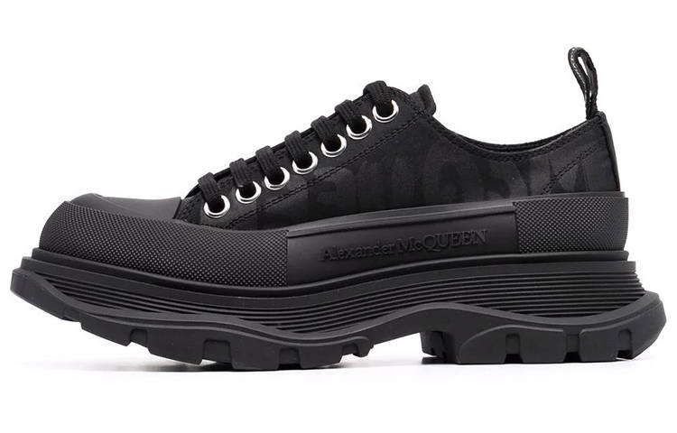 Alexander McQueen Tread Slick Low top Platform Shoes Women's Black