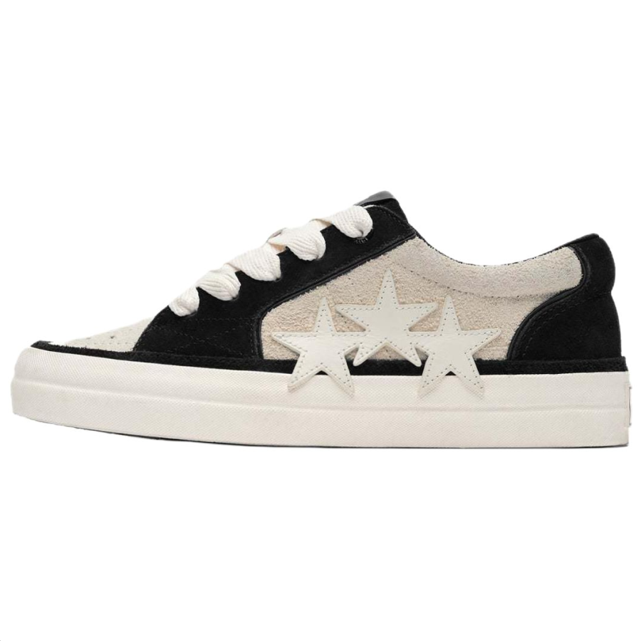AMIRI Leather Low top Skateboard Shoes Men's Black