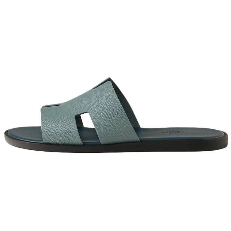 HERMES HERMES Izmir Slide Slippers Men's Blue