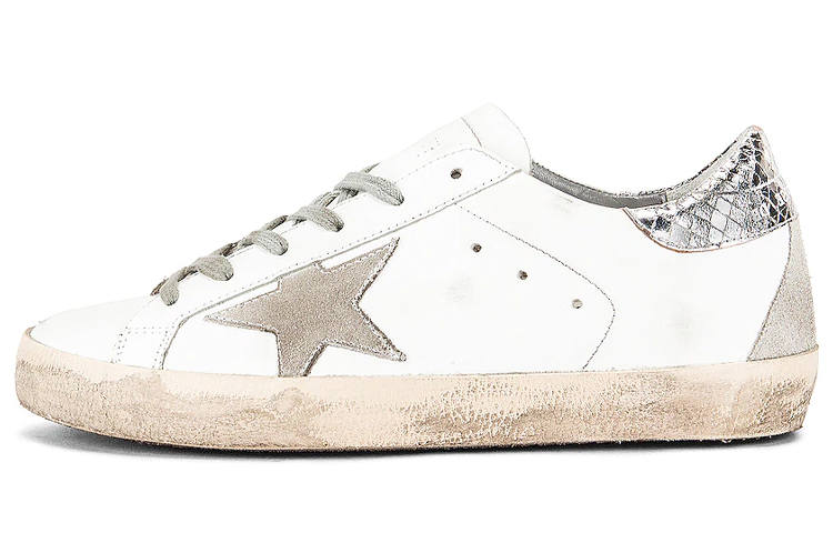 Golden Goose Super-Star Sneakers Silver Women's