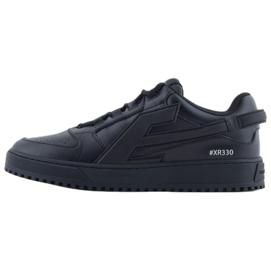 EMPORIO ARMANI Low top Skateboard Shoes Men's Black