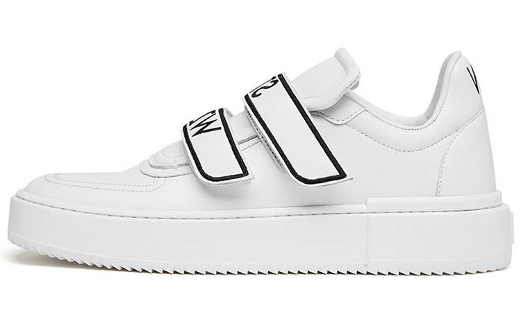 Stuart Weitzman Stuart Weitzman/SW Strt Wzmn Easy Leather Low top Stylish Skateboarding Shoes Women's White
