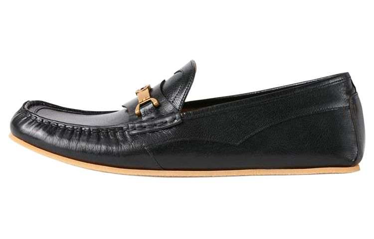 GUCCI GUCCI Interlocking G Horsebit Loafers Black