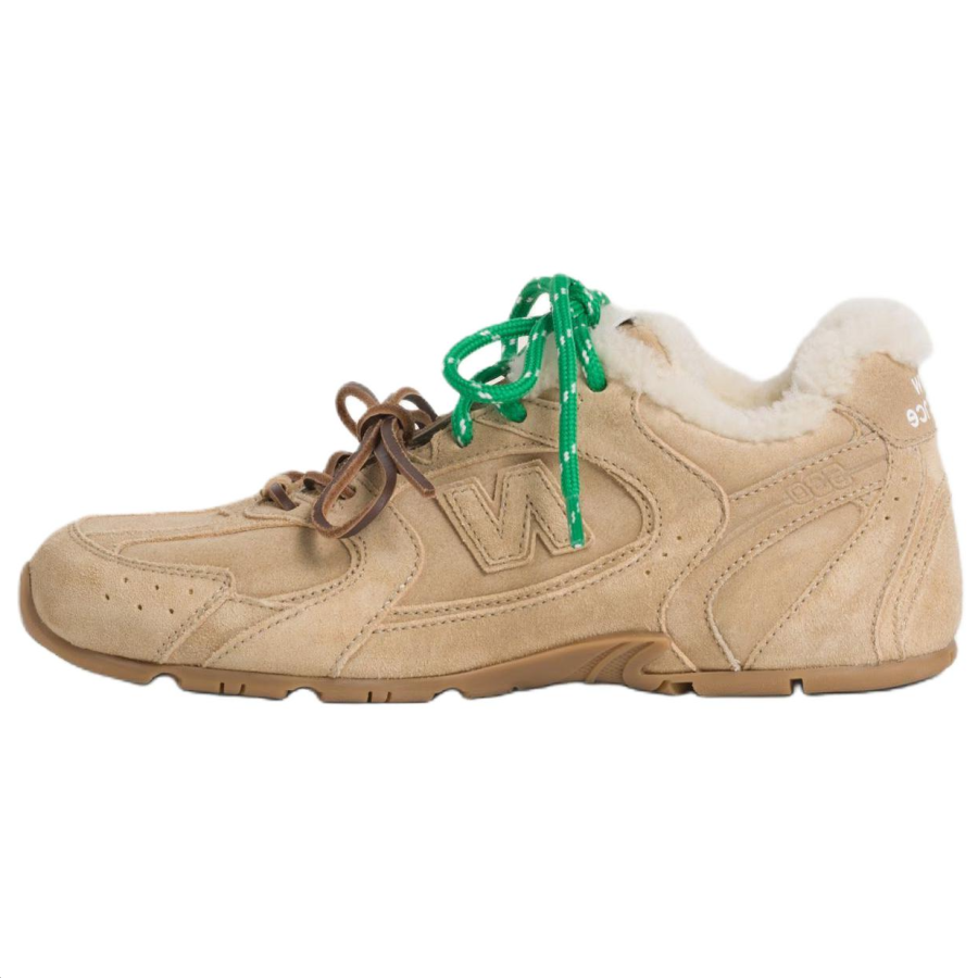 MIU MIU x New Balance NB 530 SL Cow Leather Low top Casual Shoes Women's Light Umber