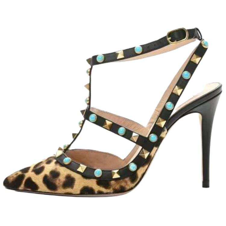 Valentino Garavani Slim Heel High Heels Women's Brown