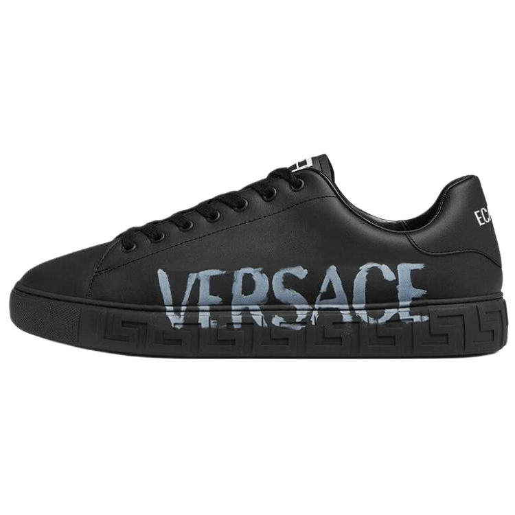 VERSACE VERSACE Greca Low top Skateboard Shoes Men's Black