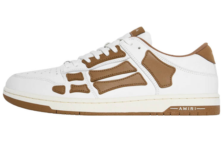 AMIRI AMIRI Skel Top Low 'White Brown'