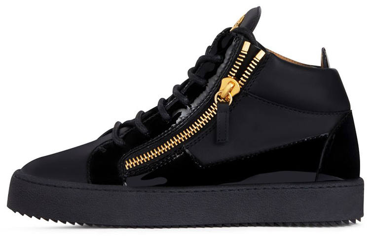 Giuseppe Zanotti Giuseppe Zanotti/GZ Kriss Mid top Stylish Skateboarding Shoes Women's Black