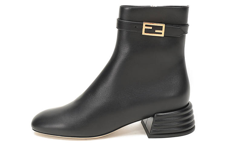 FENDI Ankle Boots Women's Black