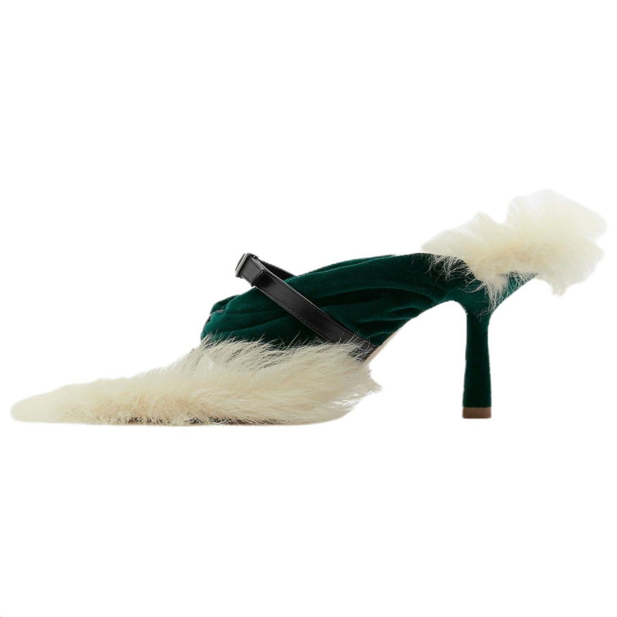Burberry Burberry Step Post 75mm Leather Sandals