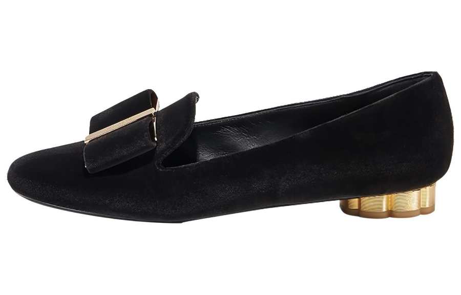 FERRAGAMO Vara Comfortable Women's Casual Shoes Women's Black