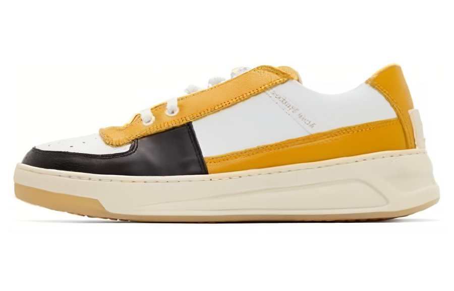 Acne Studios Acne Studios Leather Low top Skateboard Shoes Men's Yellow
