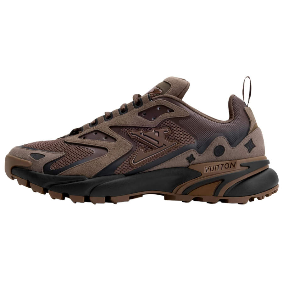 LOUIS VUITTON Runner Tatic Low top Casual Shoes Men's Brown