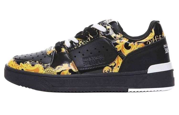 VERSACE JEANS COUTURE Low top Skateboard Shoes Men's Black