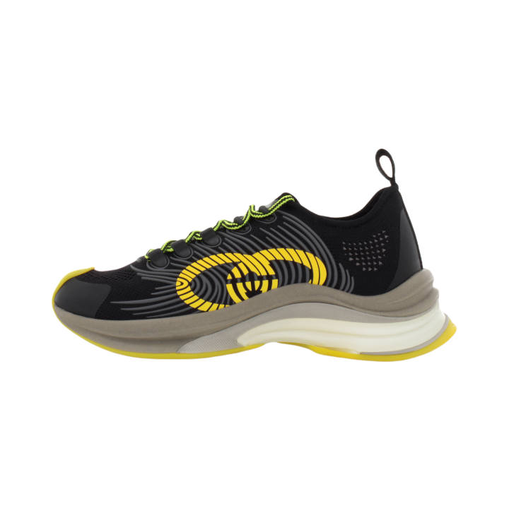 GUCCI Gucci Run Sneaker 'Black Yellow'