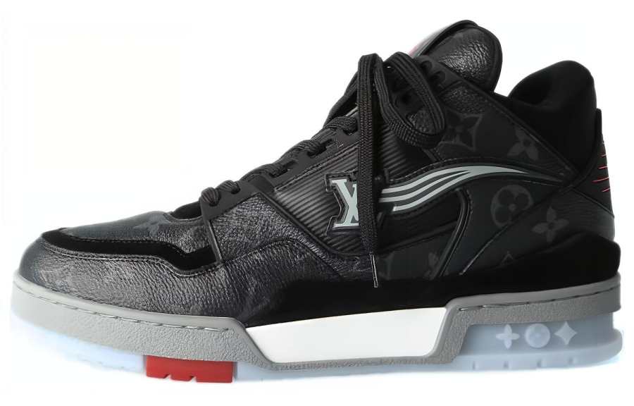 LOUIS VUITTON LOUIS VUITTON Trainer Sneakers 'Black Monogram Red'