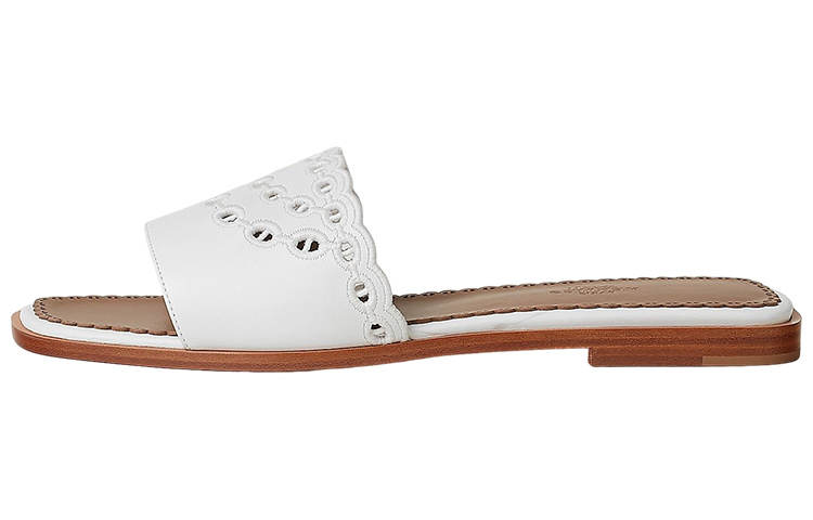 HERMES HERMES Gaelle Slide Slippers Women's White