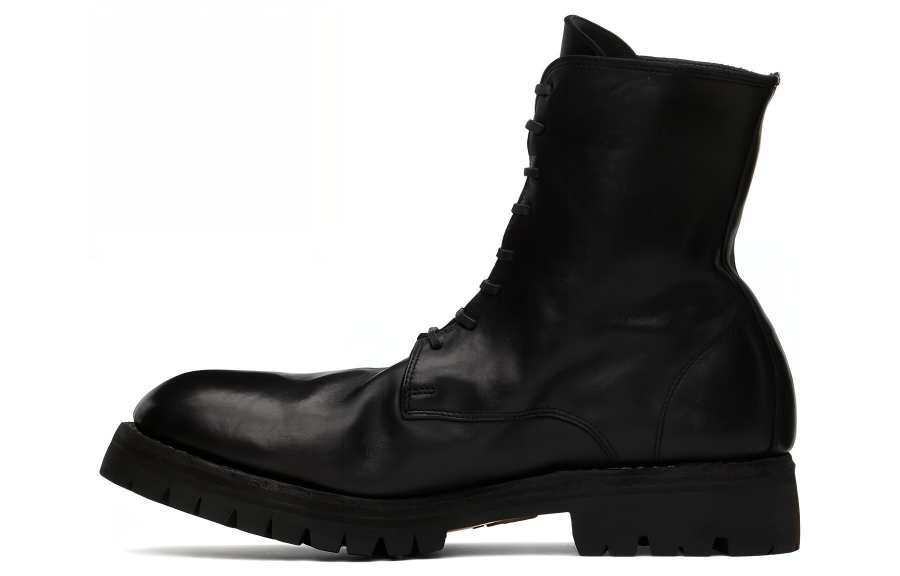 GUIDI GUIDI Leather Ankle Boots Men's Black