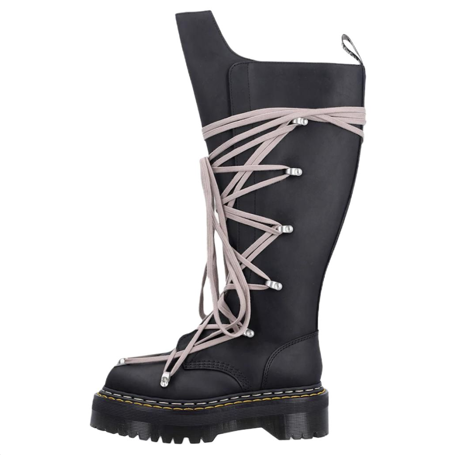 RICK OWENS RICK OWENS/RO Dr. Martens Collaboration 1460 Knee high Boots Women's Black