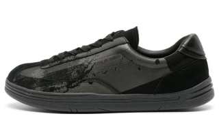 STONE ISLAND Rock Logo-appliqué Suede-panelled Sneakers