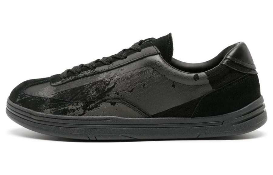 STONE ISLAND Rock Logo-appliqué Suede-panelled Sneakers
