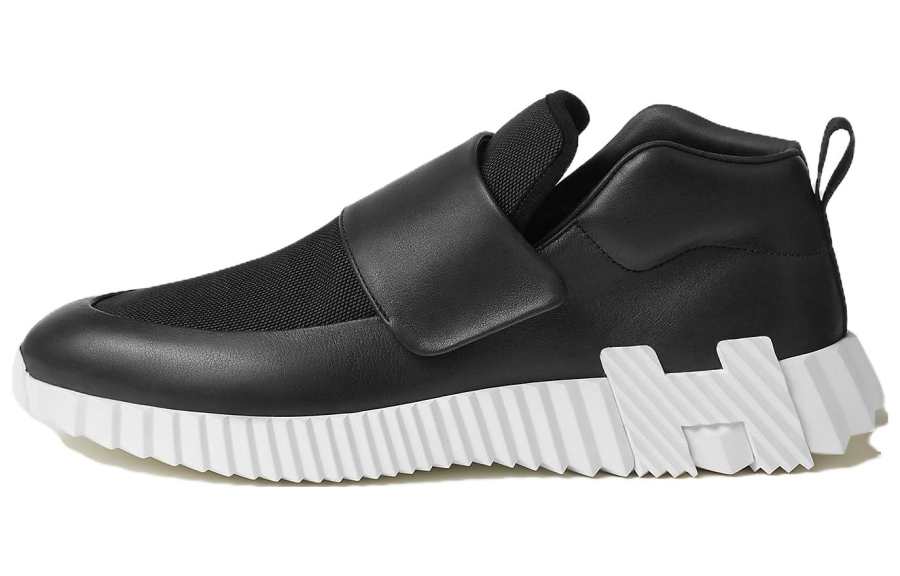 HERMES Low top Casual Shoes Men's Black