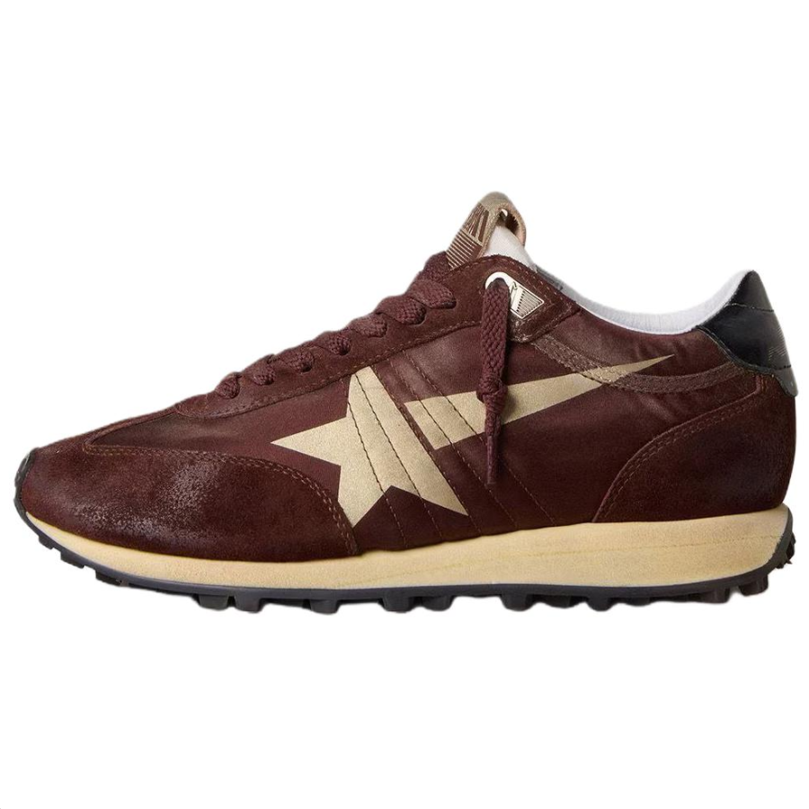 Golden Goose Marathon Low top Casual Shoes Women's Burgundy