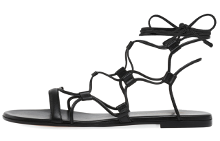 GIANVITO ROSSI Lace-up Leather Sandals