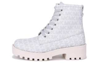 MICHAEL KORS Ankle Boots Women's Light Gray White