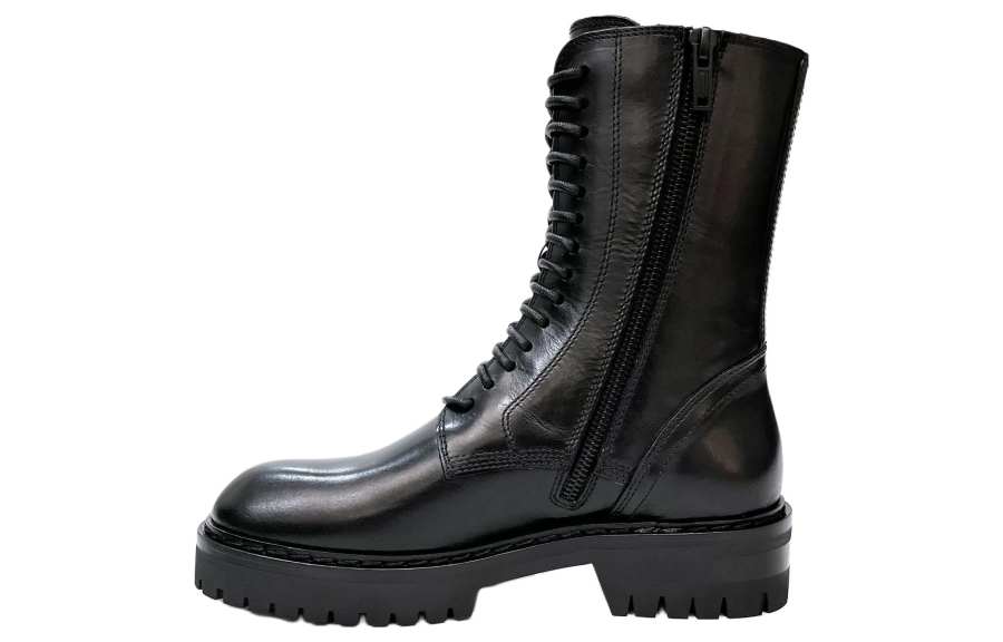 Ann Demeulemeester Leather Ankle Boots Women's Black