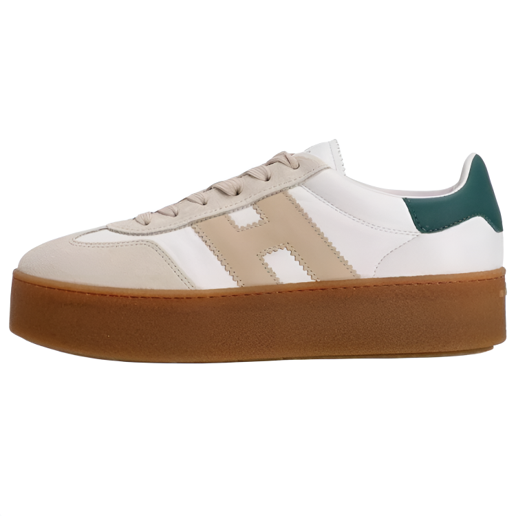 HOGAN Cool Platform Leather Low top Sneakers Women's