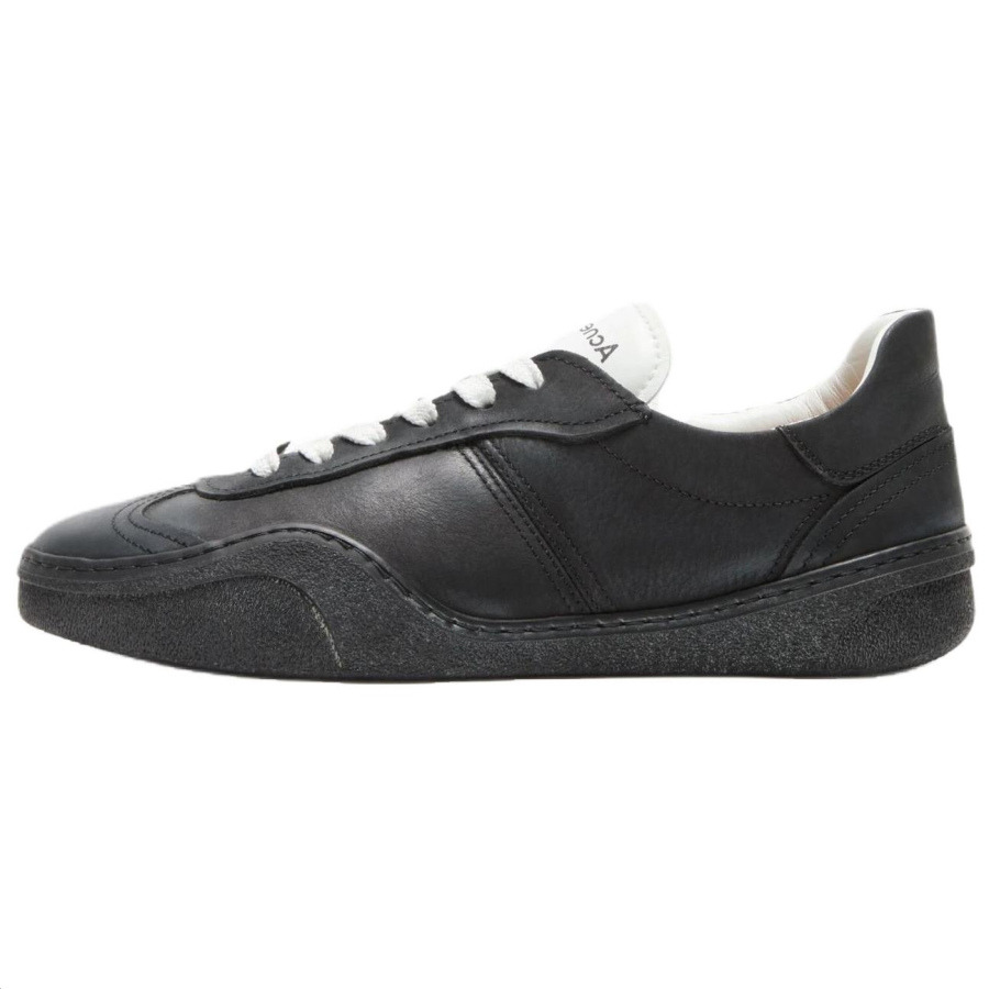 Acne Studios Acne Studios Leather Low top Life Casual Shoes 2cm Men's Black