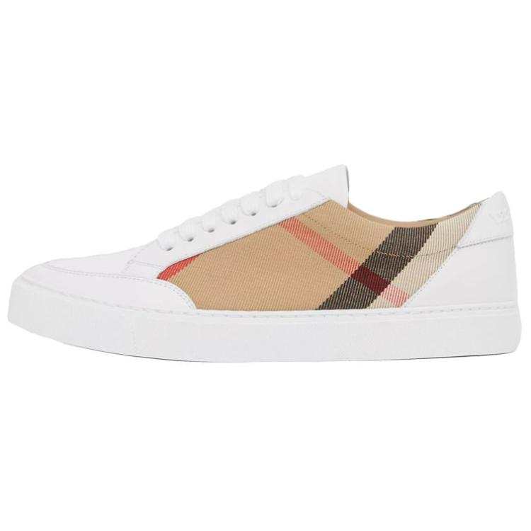 Burberry House Check Sneakers Archive Beige White Women's
