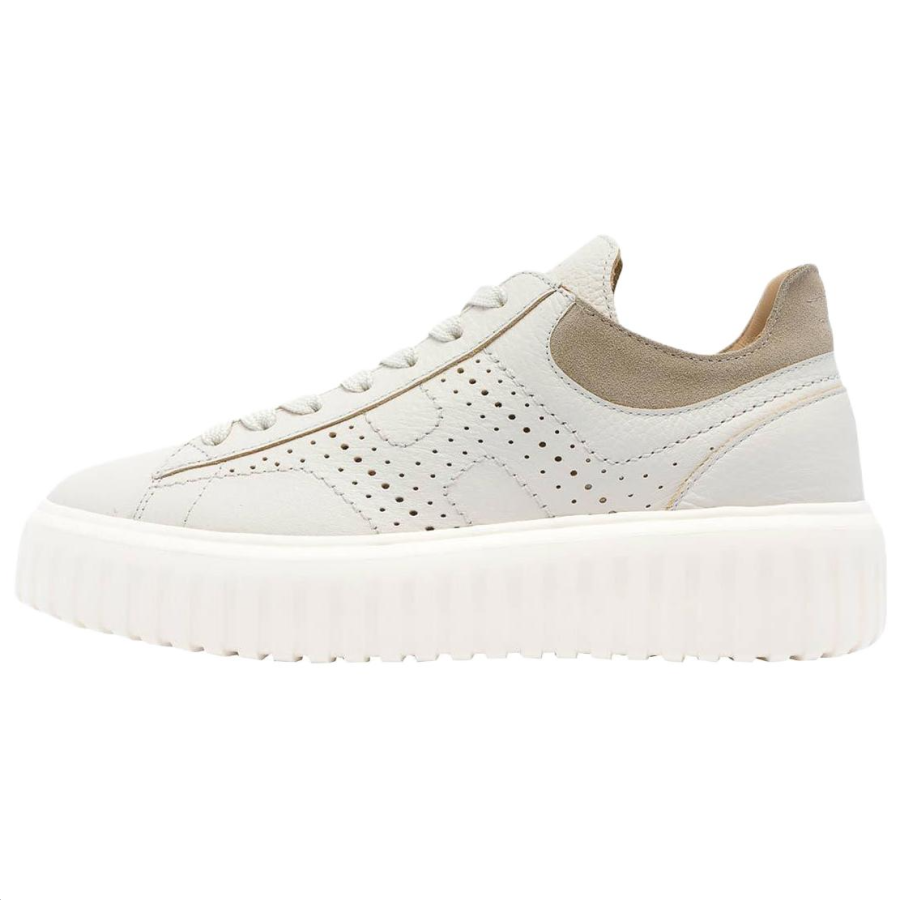 HOGAN Round Toe Lace Up Sneakers