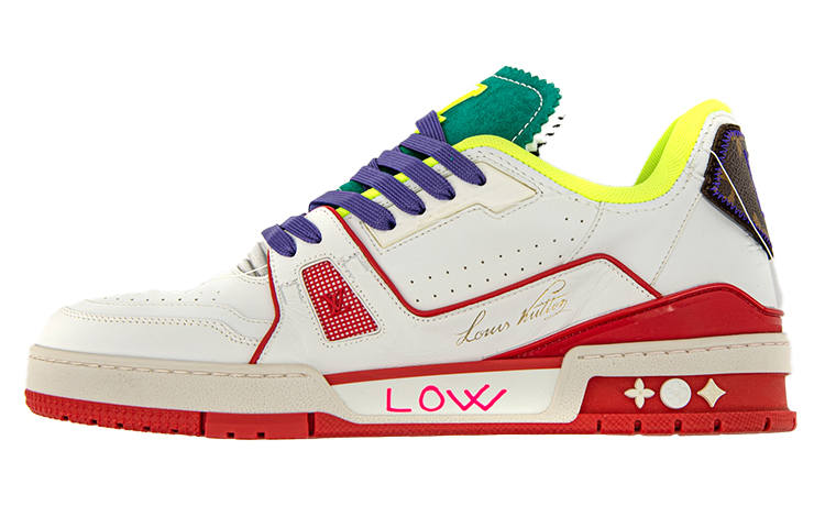 LOUIS VUITTON Trainer Upcycling Sneakers 'White Turquoise For China'