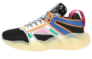 MOSCHINO Casual Shoes Women's Low Top Black/White/Blue