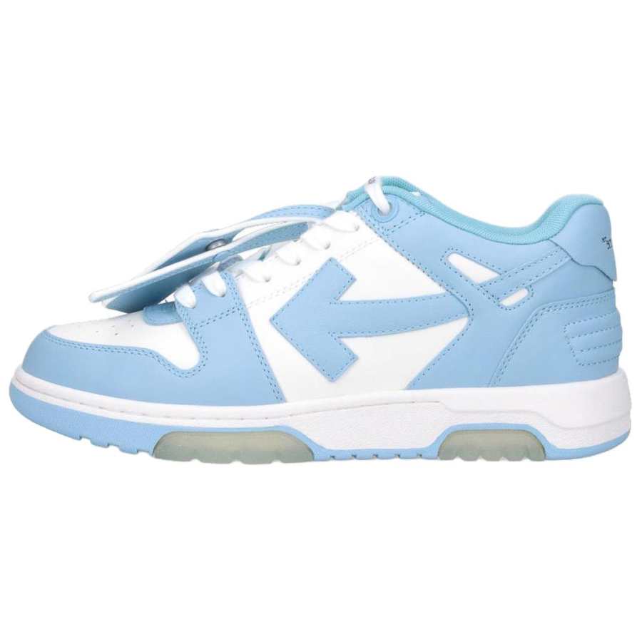 OFF-WHITE OFF WHITE Out Of Office Round Toe Lace Up Sneakers